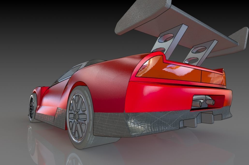Honda NSX Free 3D print model_1