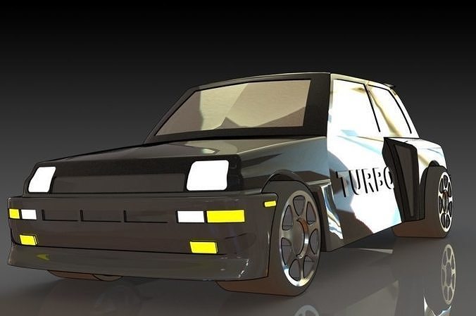 Renault 5 Turbo Free 3D print model