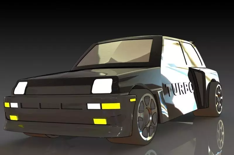 Renault 5 Turbo Free 3D print model