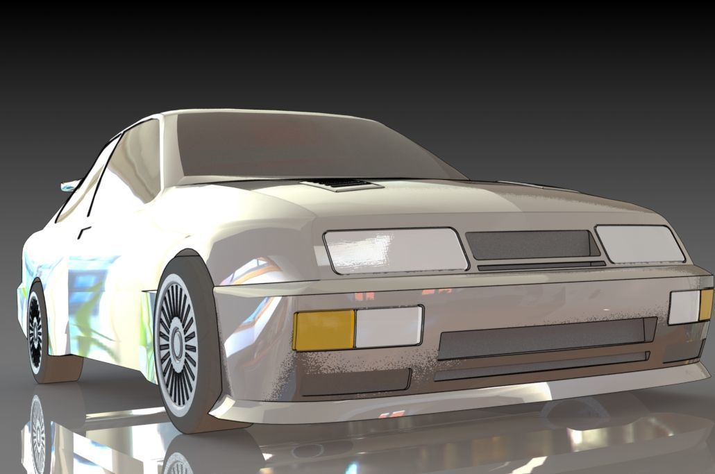 Ford Sierra Cosworth Free 3D print model_3