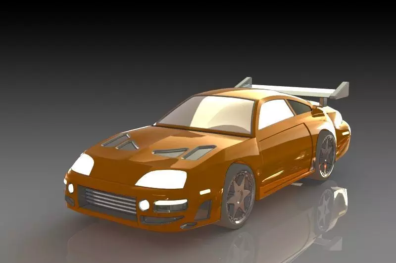 Toyota Supra Free 3D print model_0