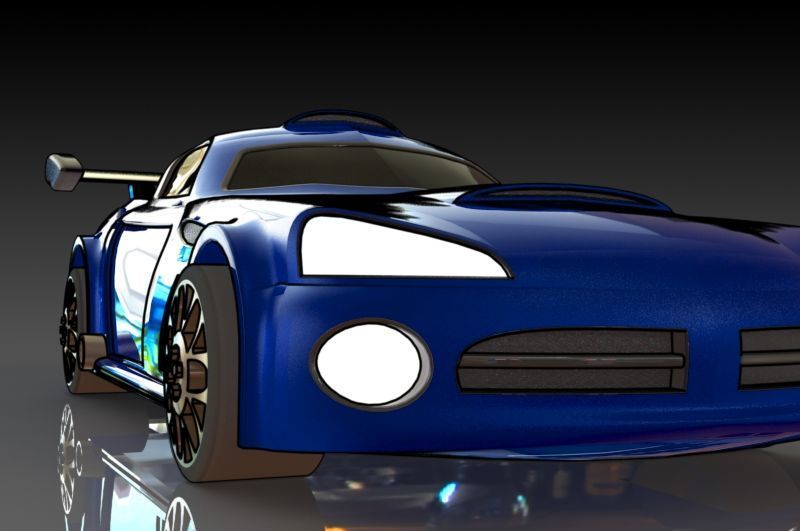 Dodge Viper Free 3D print model_3