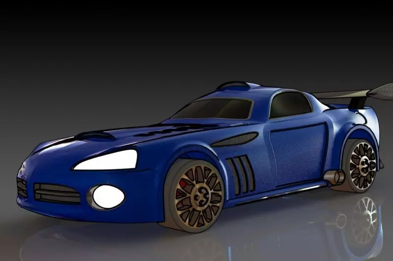 Dodge Viper Free 3D print model_0