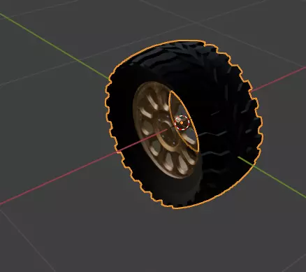 offroad tire v2 Free low-poly 3D model