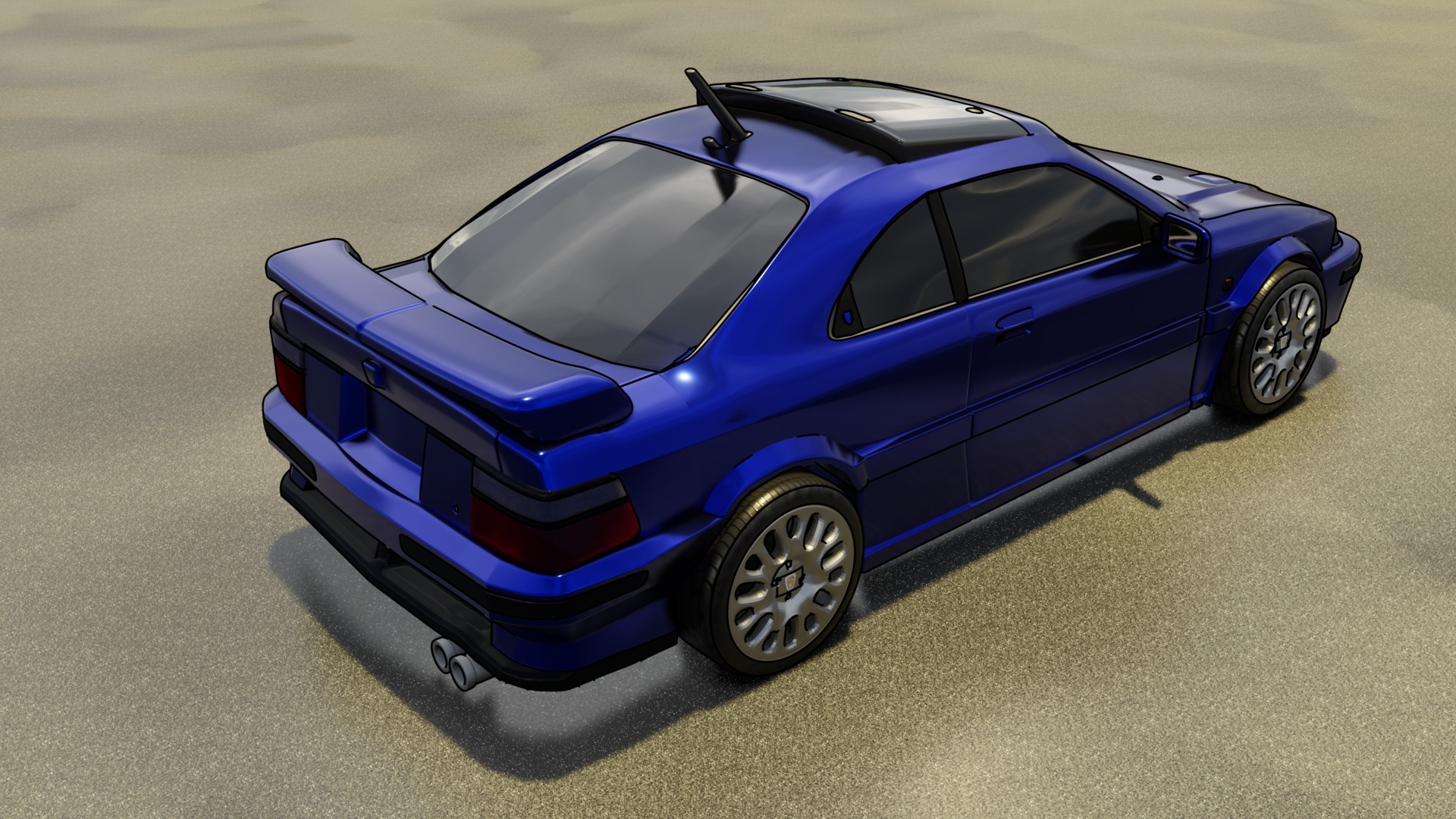 Rover 200 Coupe Tomcat 3D print model_7