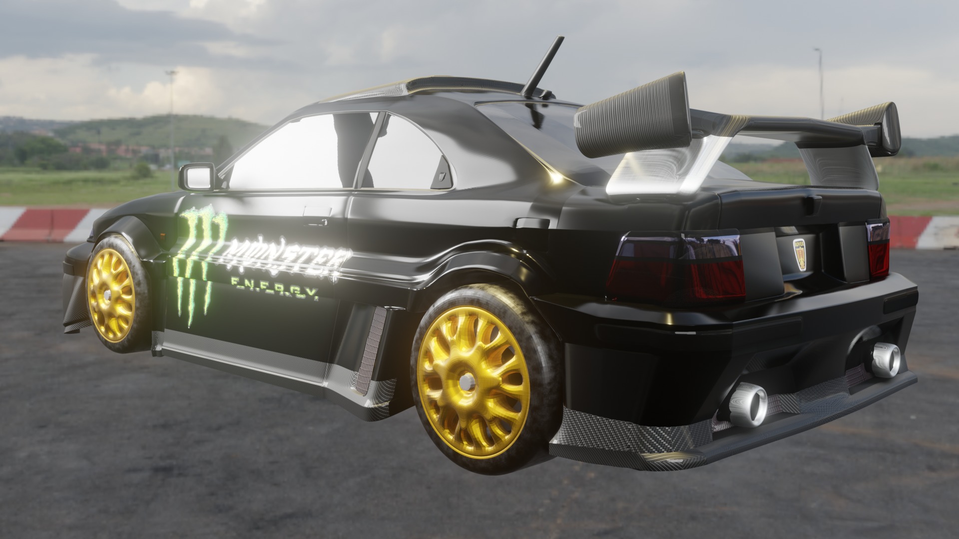 Rover 200 Coupe Tomcat 3D print model_8