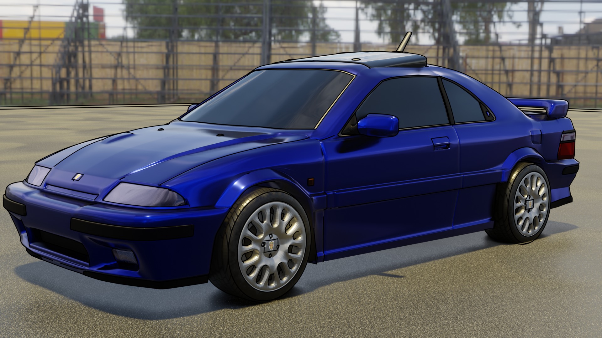 Rover 200 Coupe Tomcat 3D print model_4