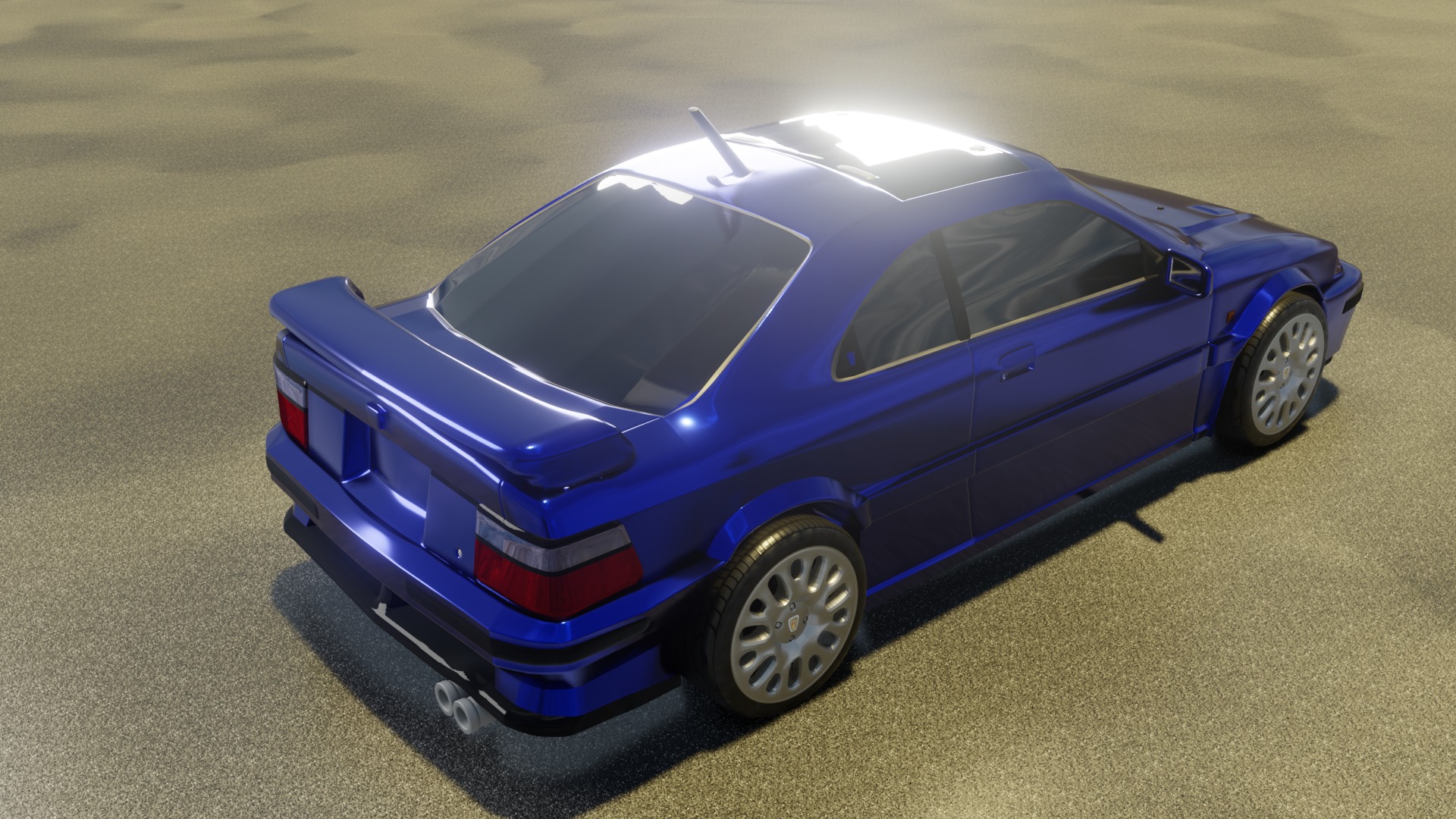 Rover 200 Coupe Tomcat 3D print model_3