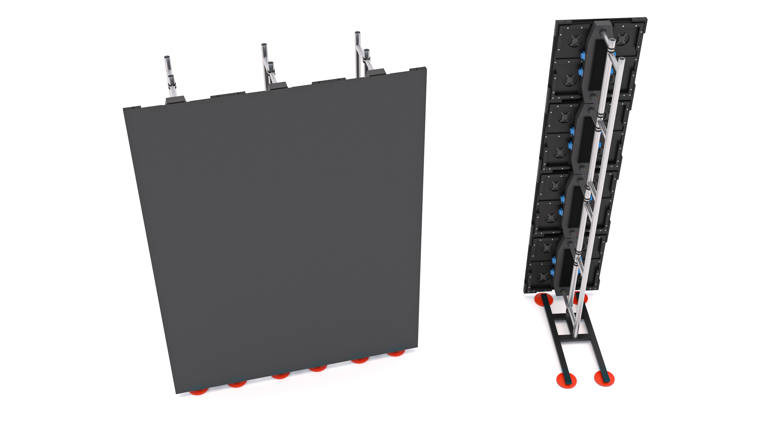 Led Video Wall v3 P2 and Truss 3D model_2