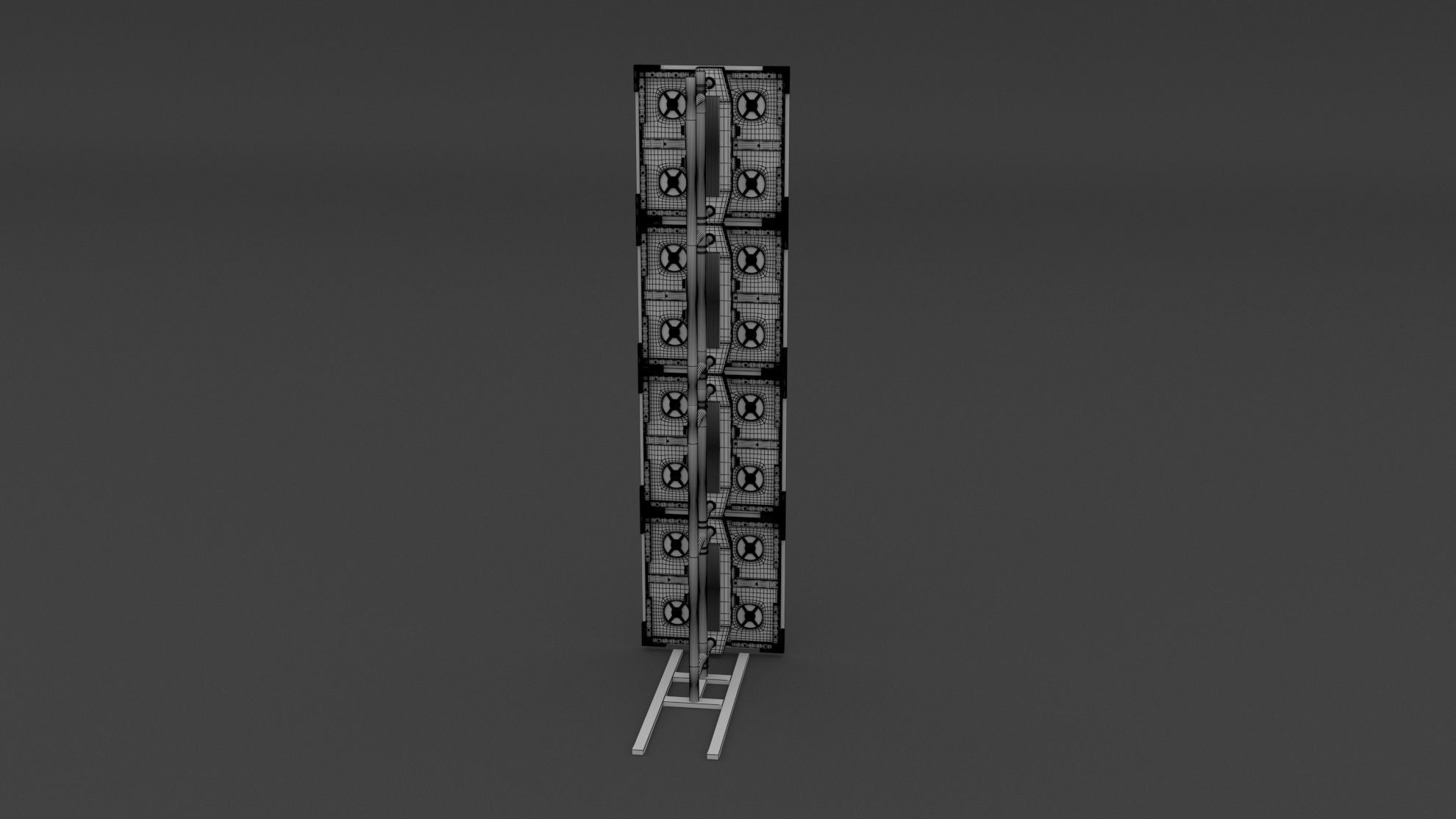 Led Video Wall v3 P2 and Truss 3D model_6