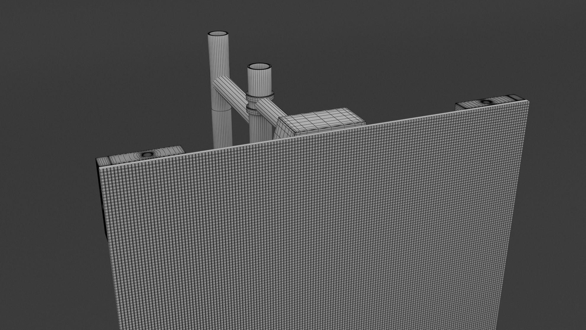 Led Video Wall v3 P2 and Truss 3D model_8