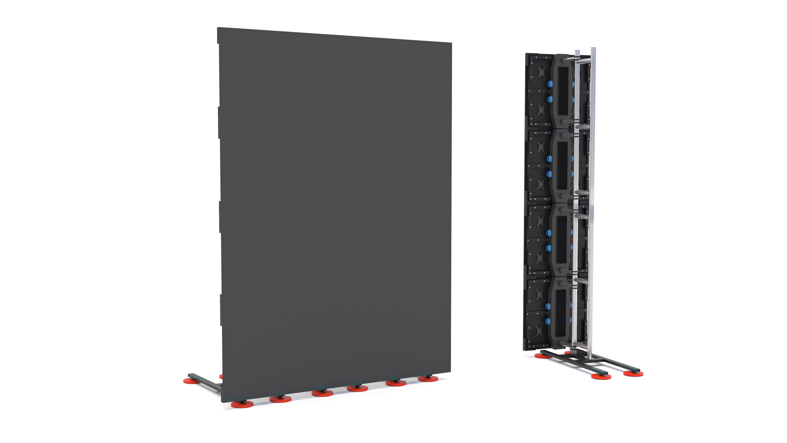 Led Video Wall v3 P2 and Truss 3D model_1