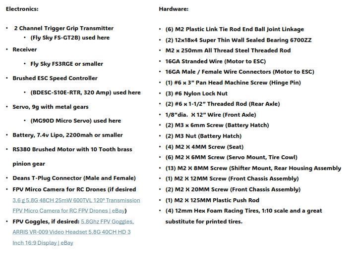 Third Scale Radio Controlled GREEN MACHINE  3D print model_1