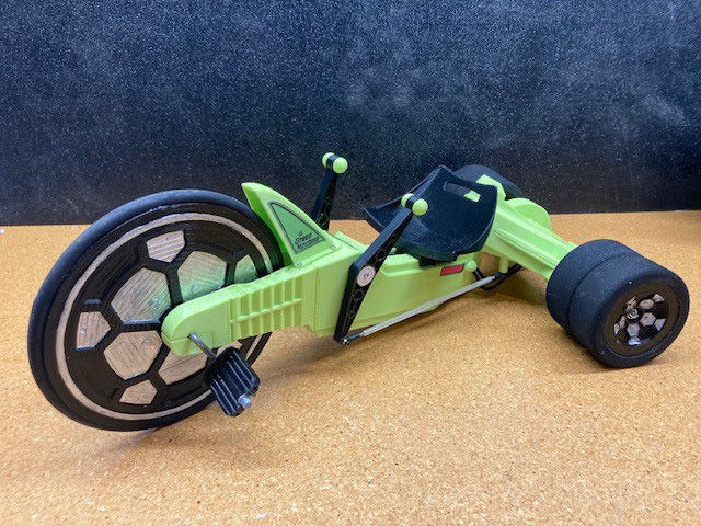 Third Scale Radio Controlled GREEN MACHINE  3D print model_2