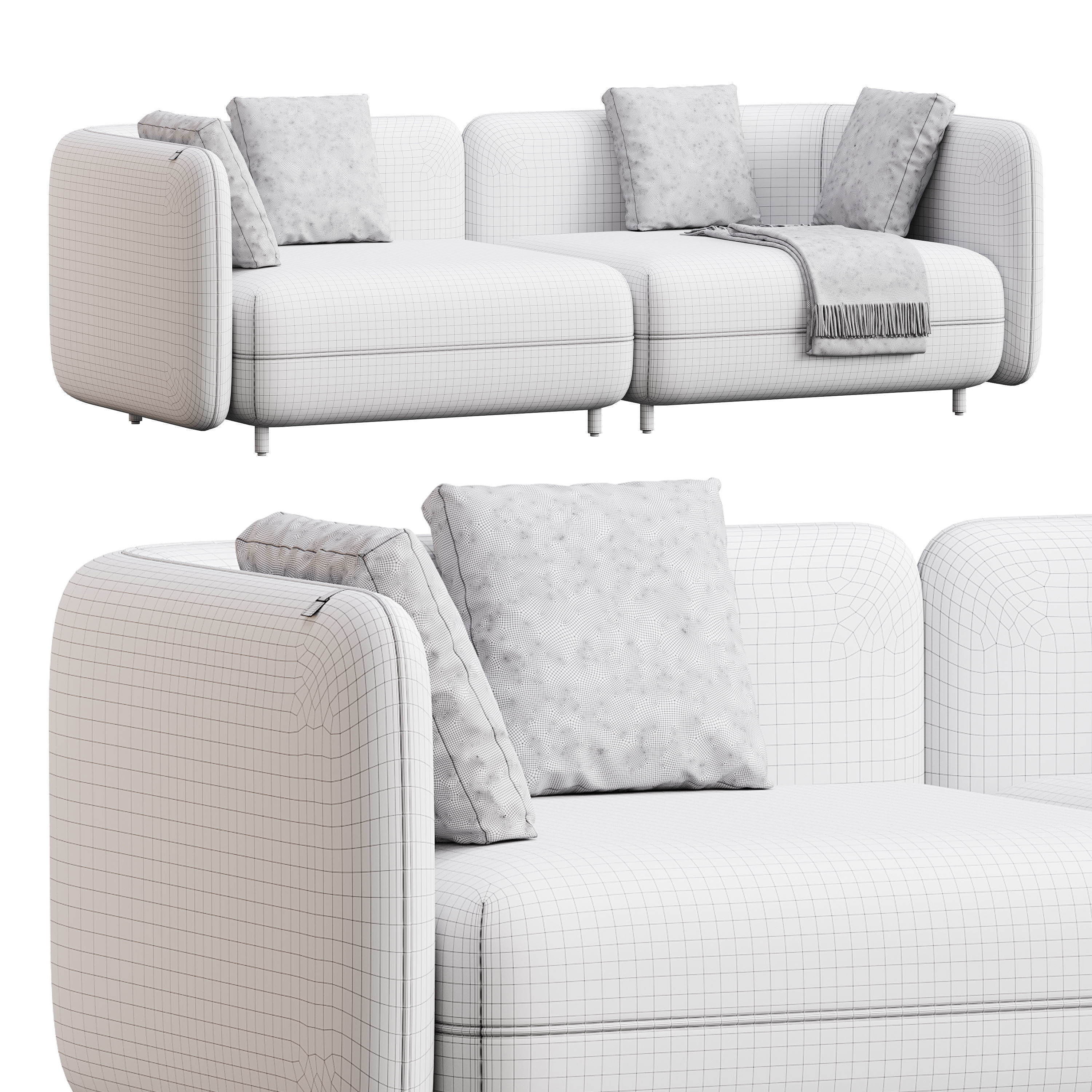 Sofa A123 by Delavega 3D model_16