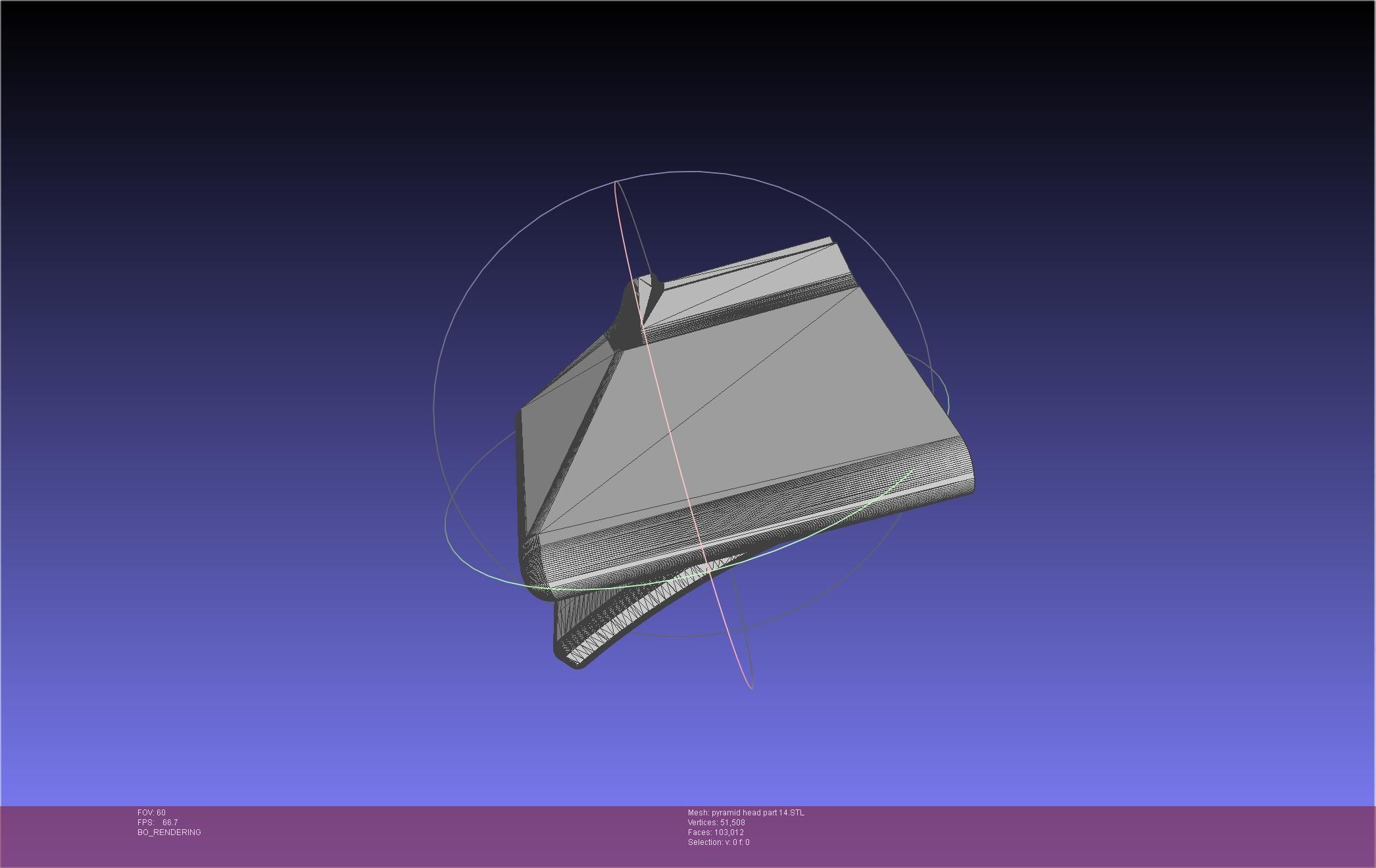 Pyramid Head 3D print model_123