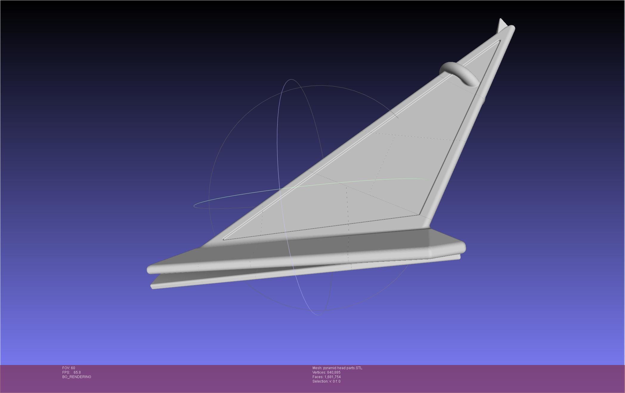 Pyramid Head 3D print model_137