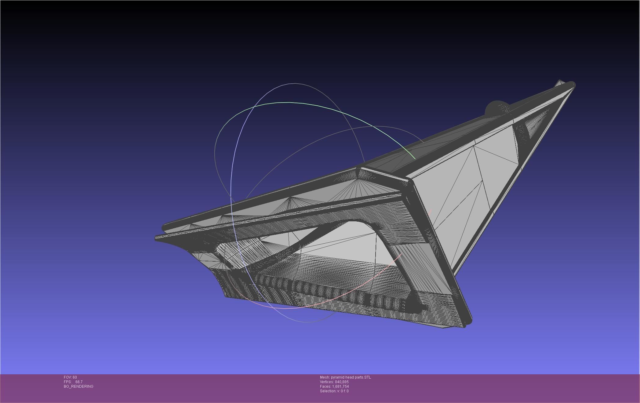 Pyramid Head 3D print model_141