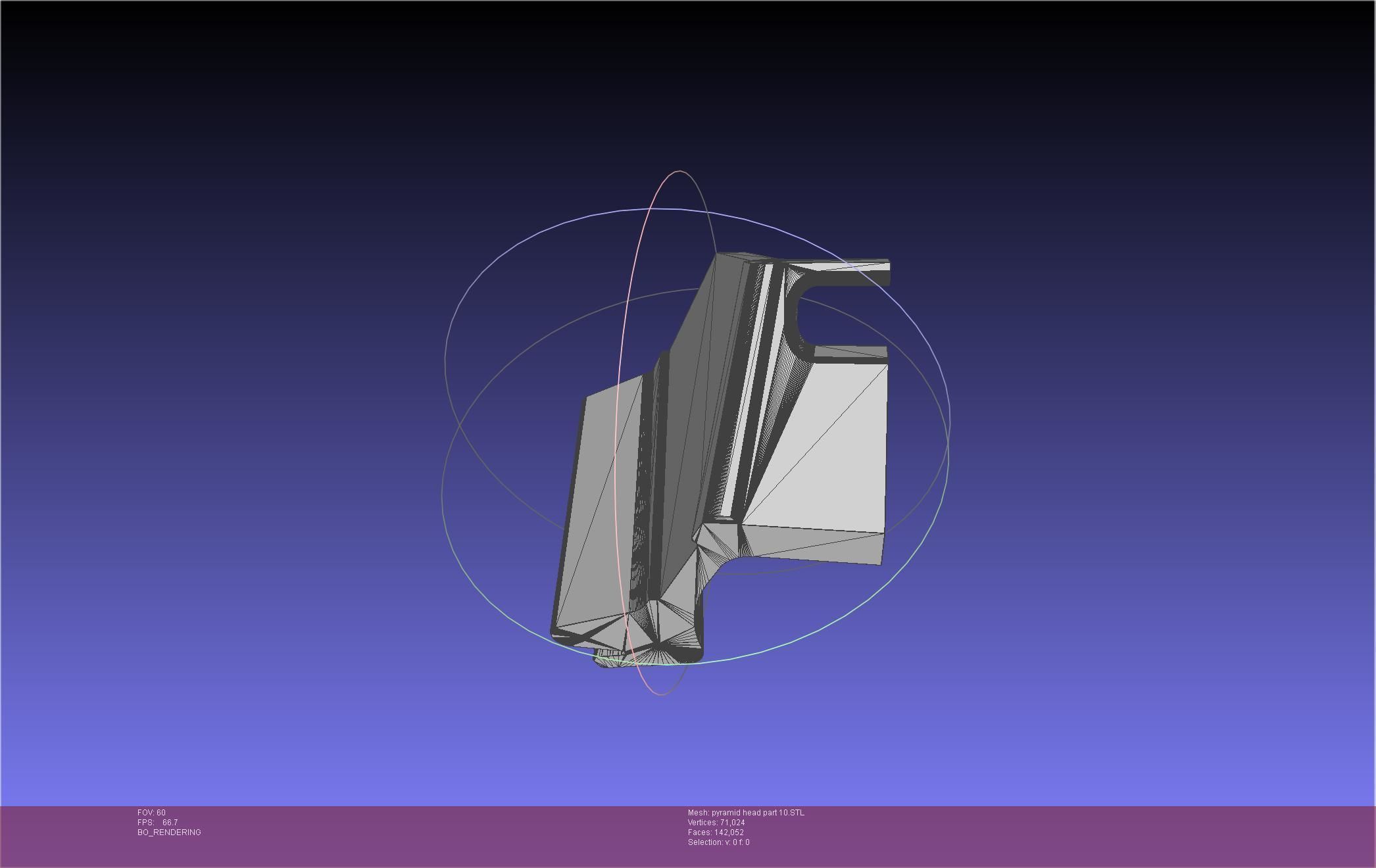 Pyramid Head 3D print model_99