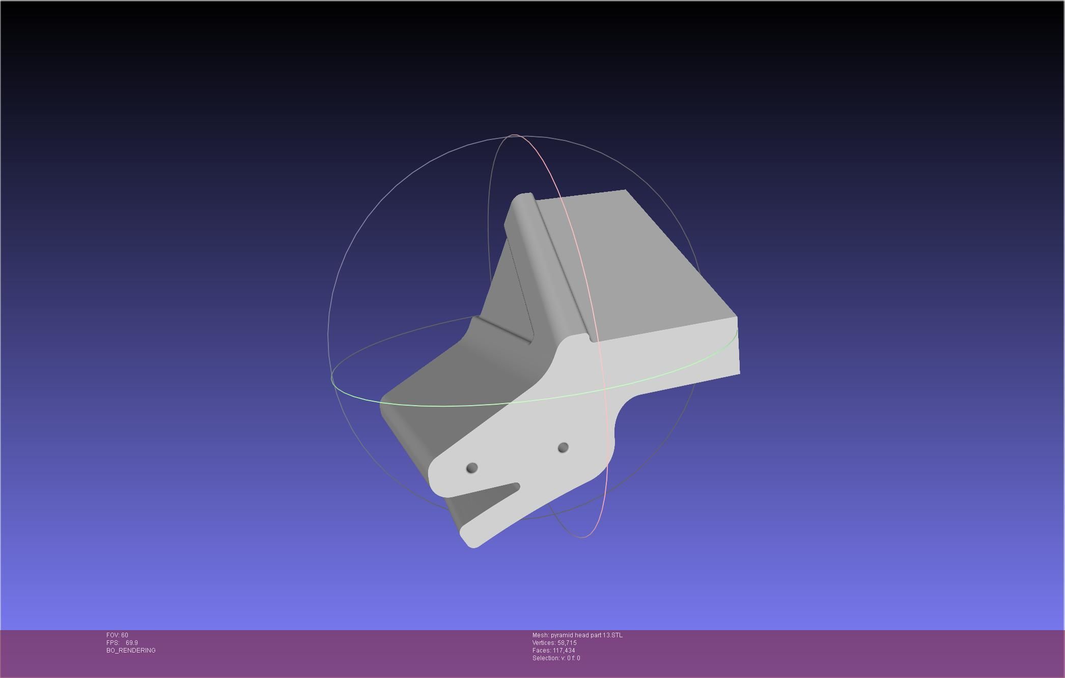 Pyramid Head 3D print model_110