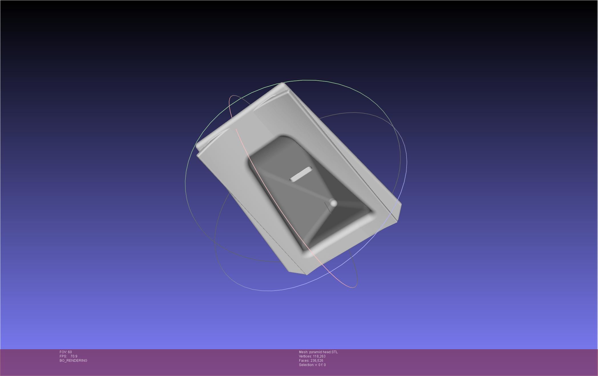 Pyramid Head 3D print model_5