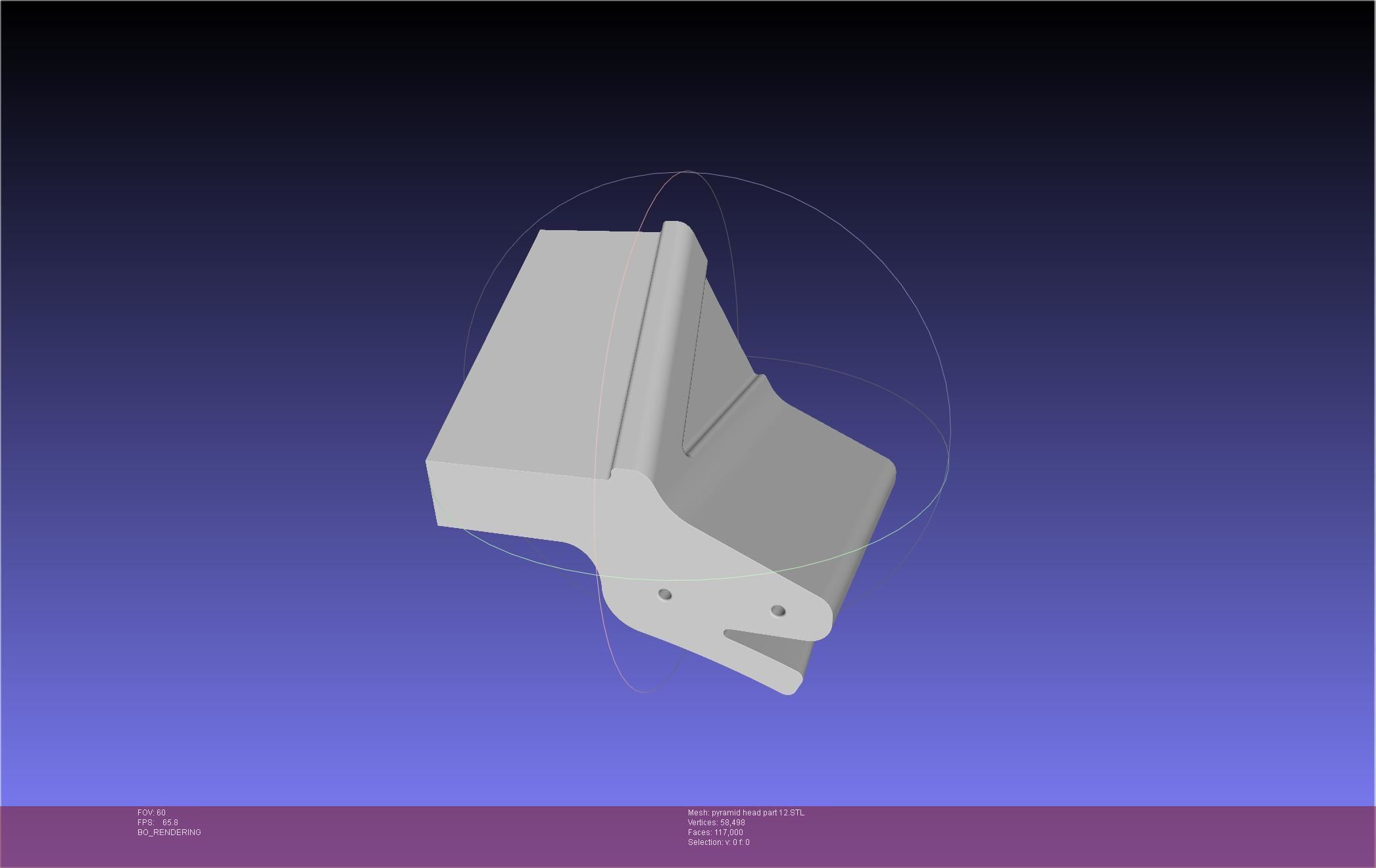 Pyramid Head 3D print model_102