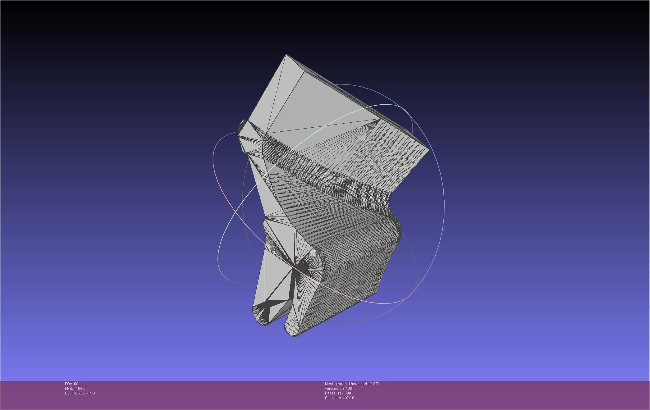 Pyramid Head 3D print model_107