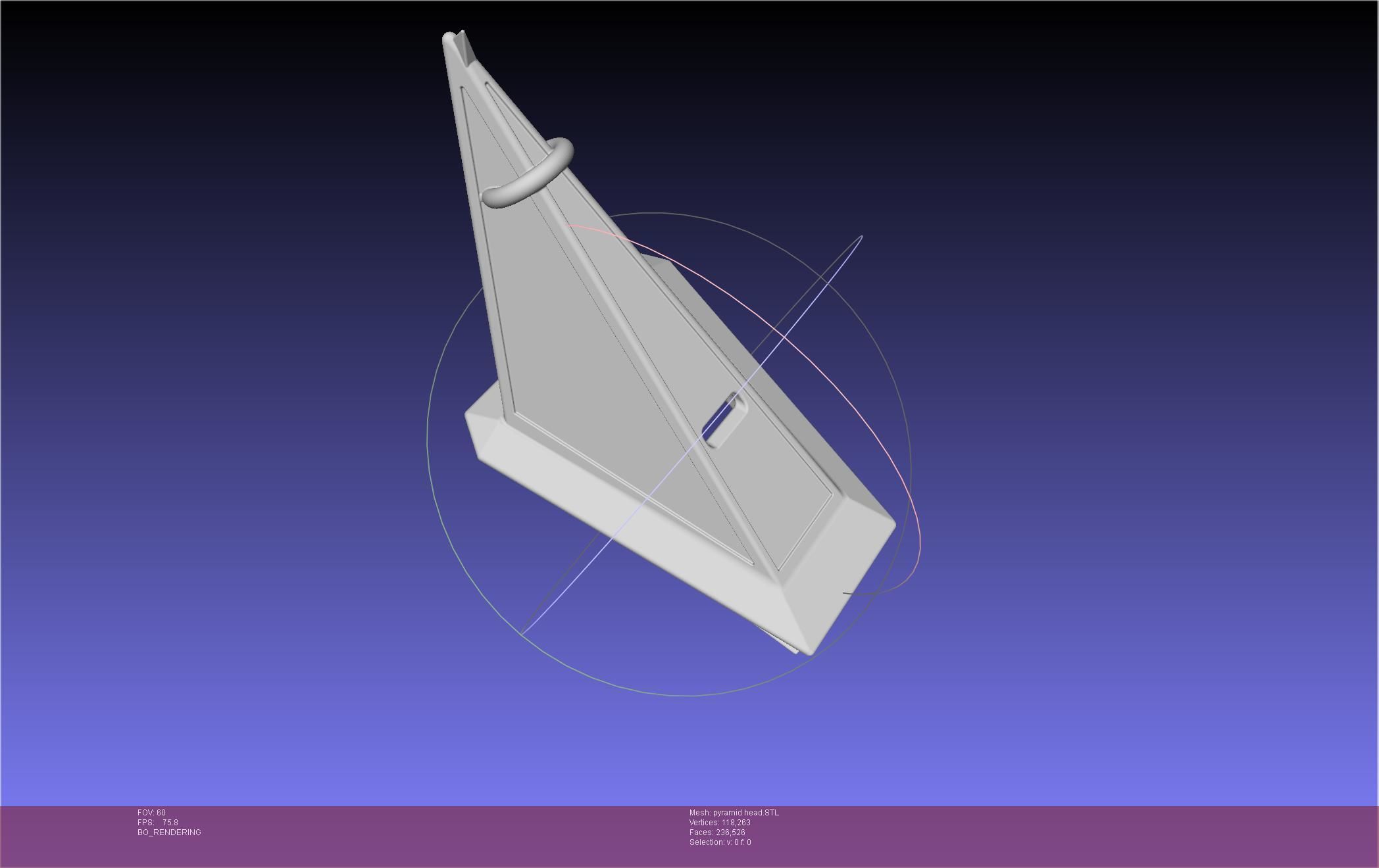 Pyramid Head 3D print model_7