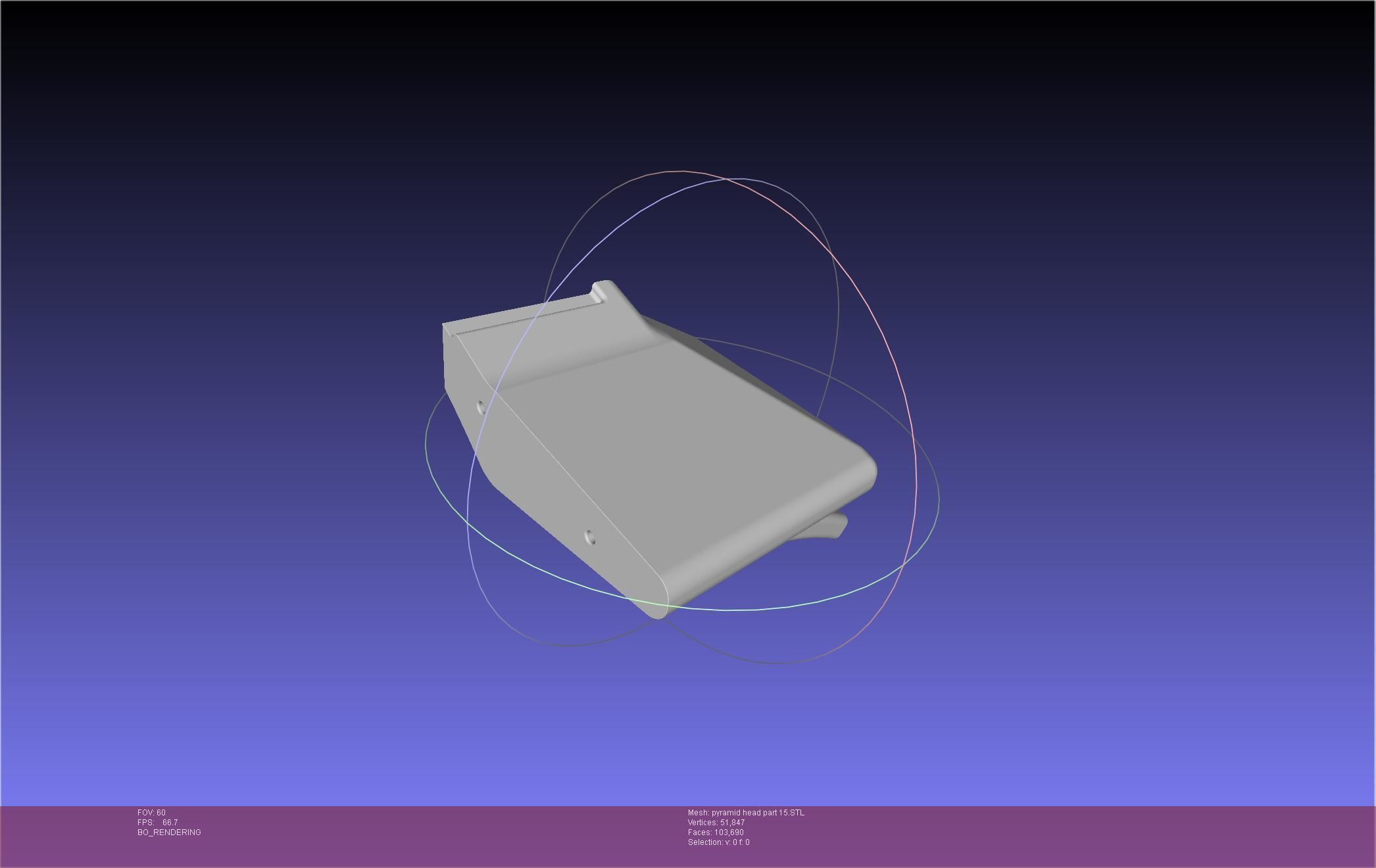 Pyramid Head 3D print model_130