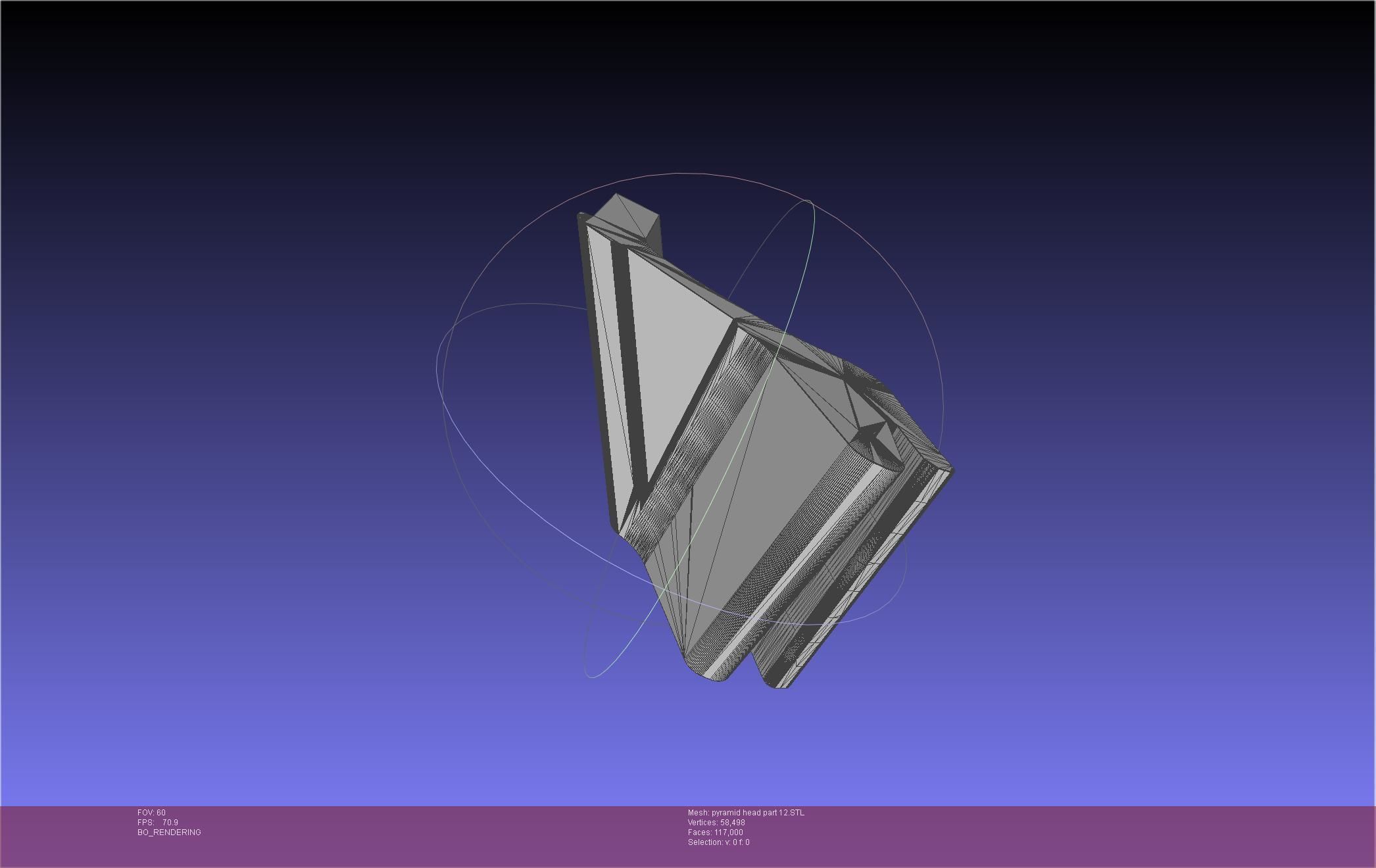 Pyramid Head 3D print model_109