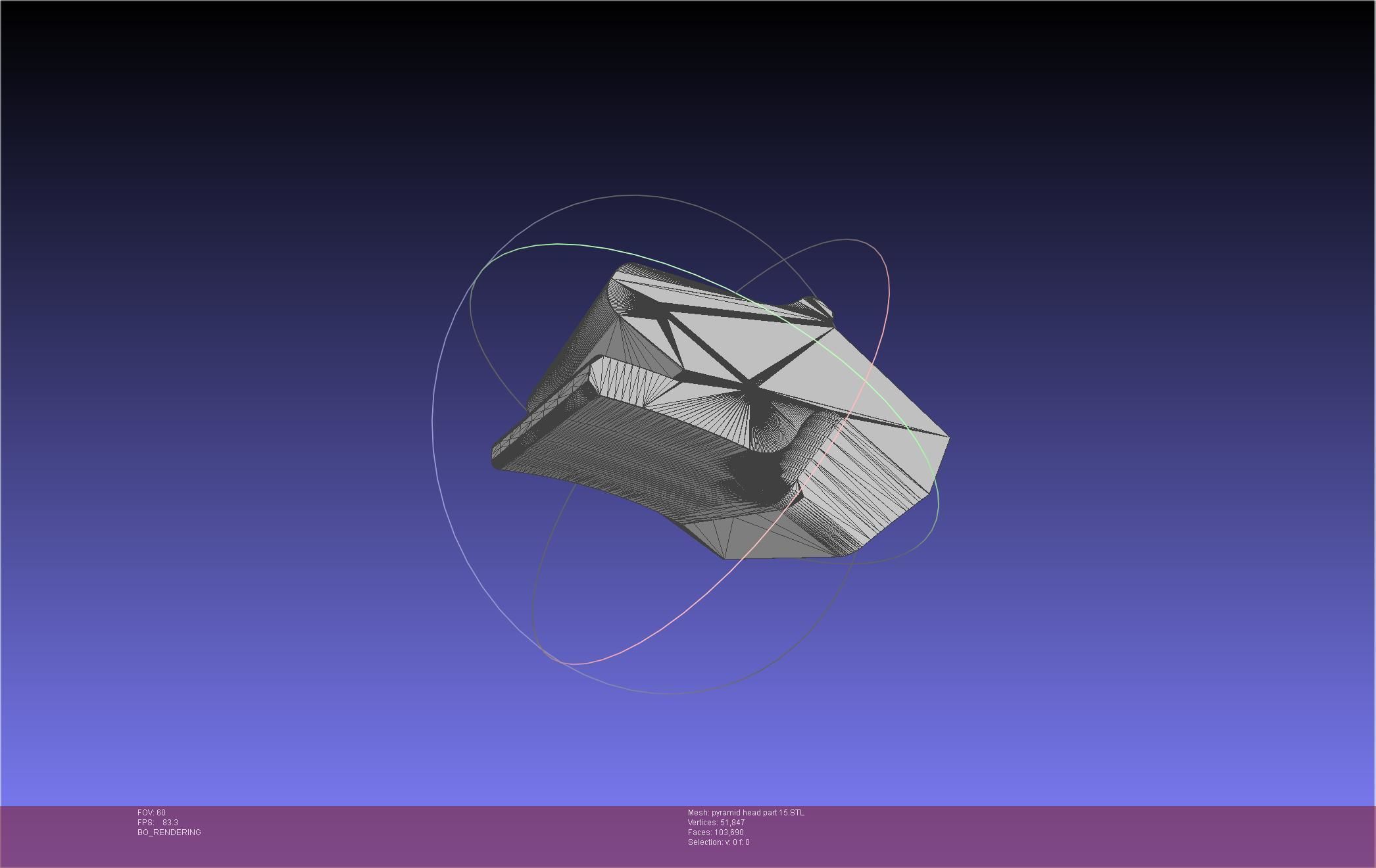 Pyramid Head 3D print model_132