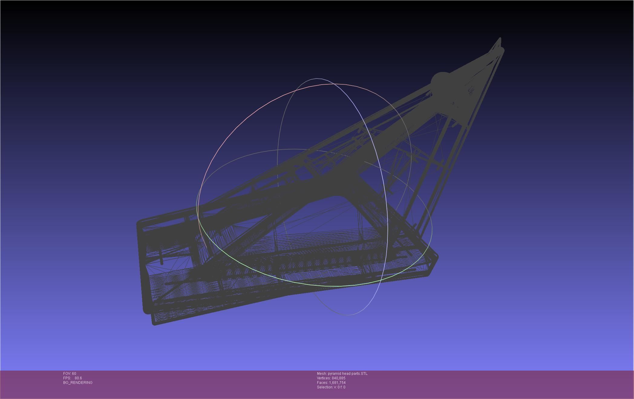 Pyramid Head 3D print model_143