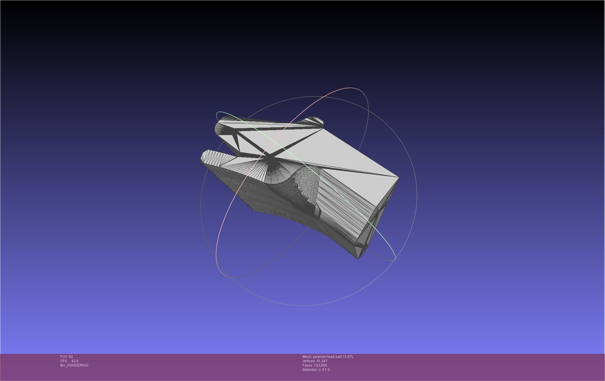 Pyramid Head 3D print model_134