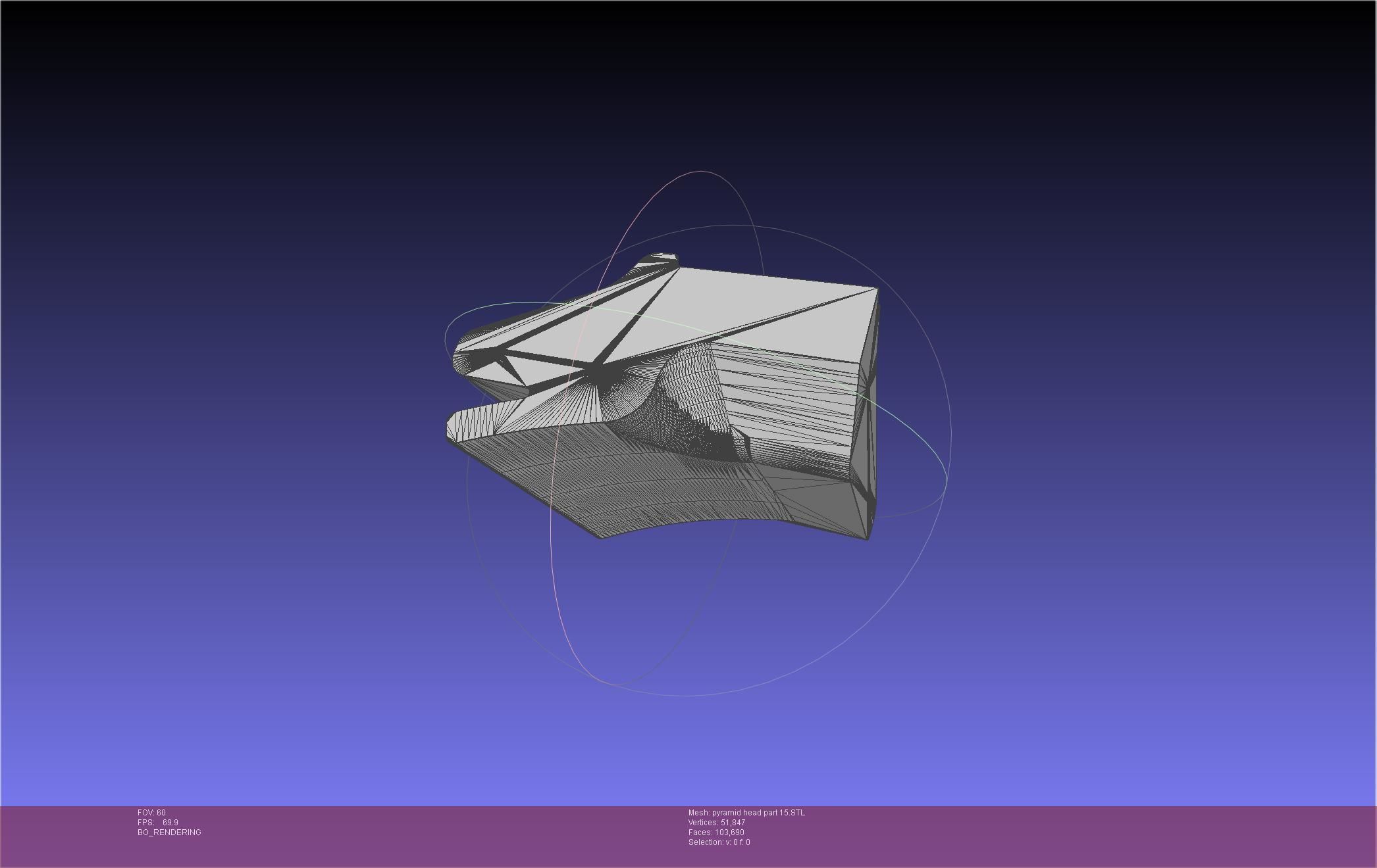 Pyramid Head 3D print model_131