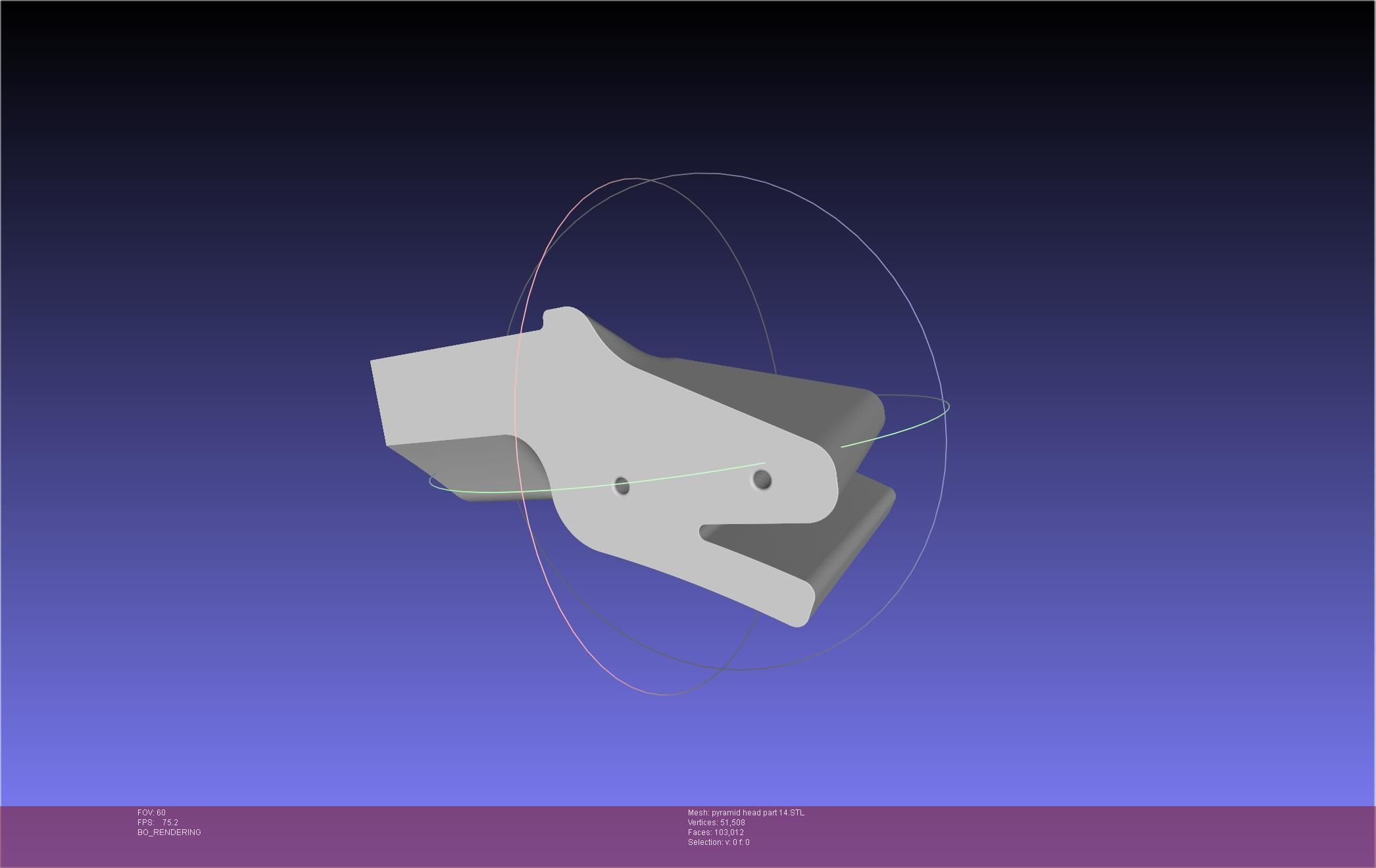 Pyramid Head 3D print model_122