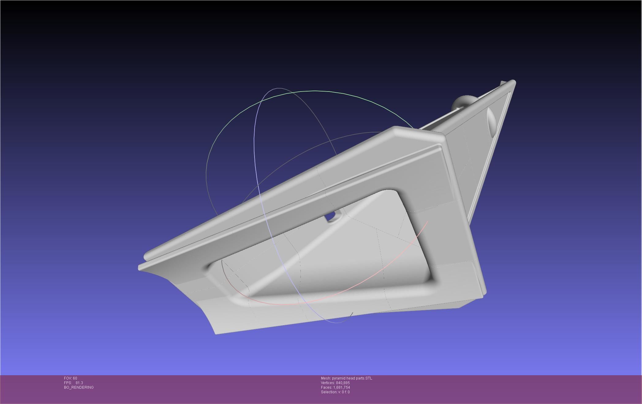 Pyramid Head 3D print model_139