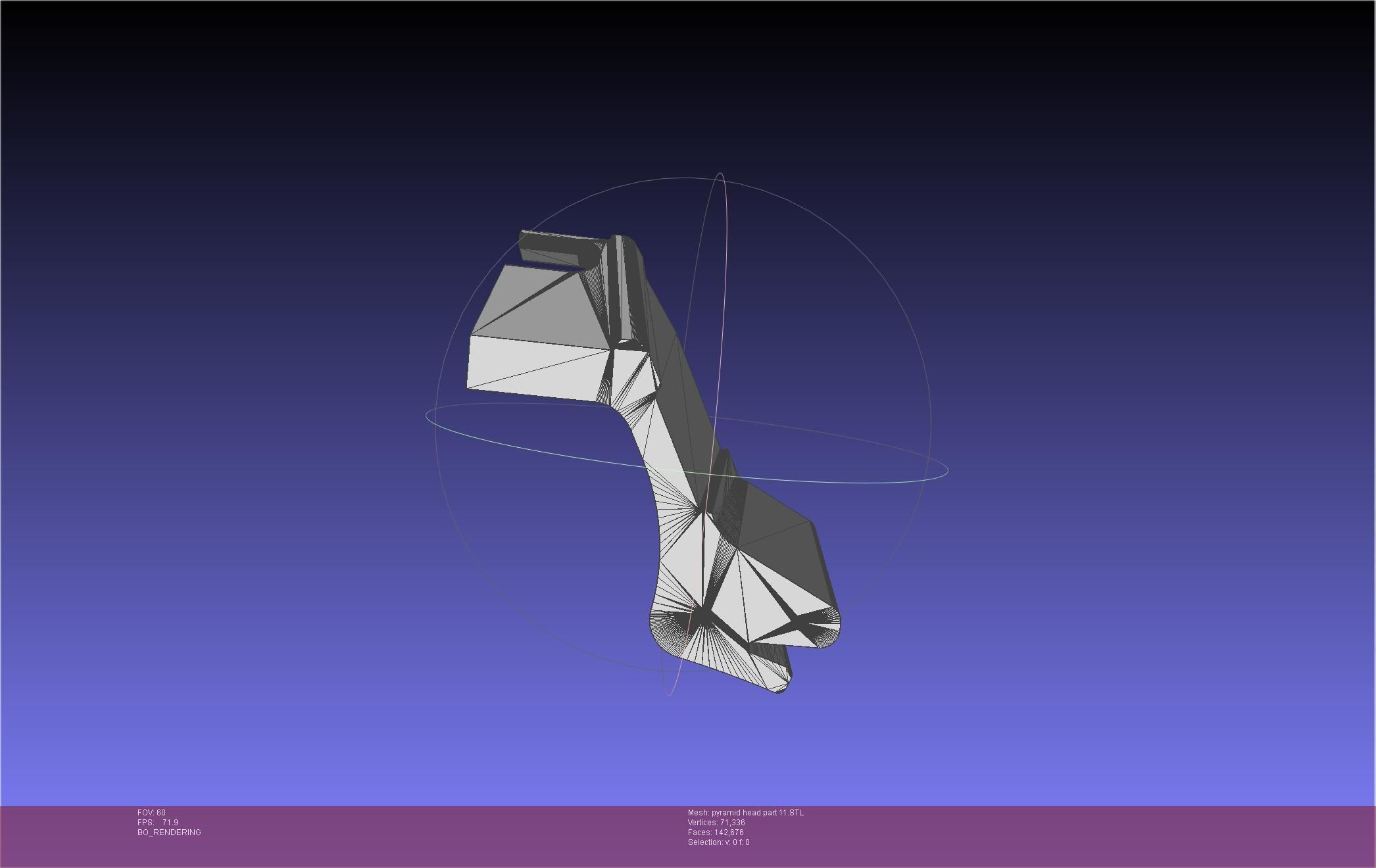 Pyramid Head 3D print model_103