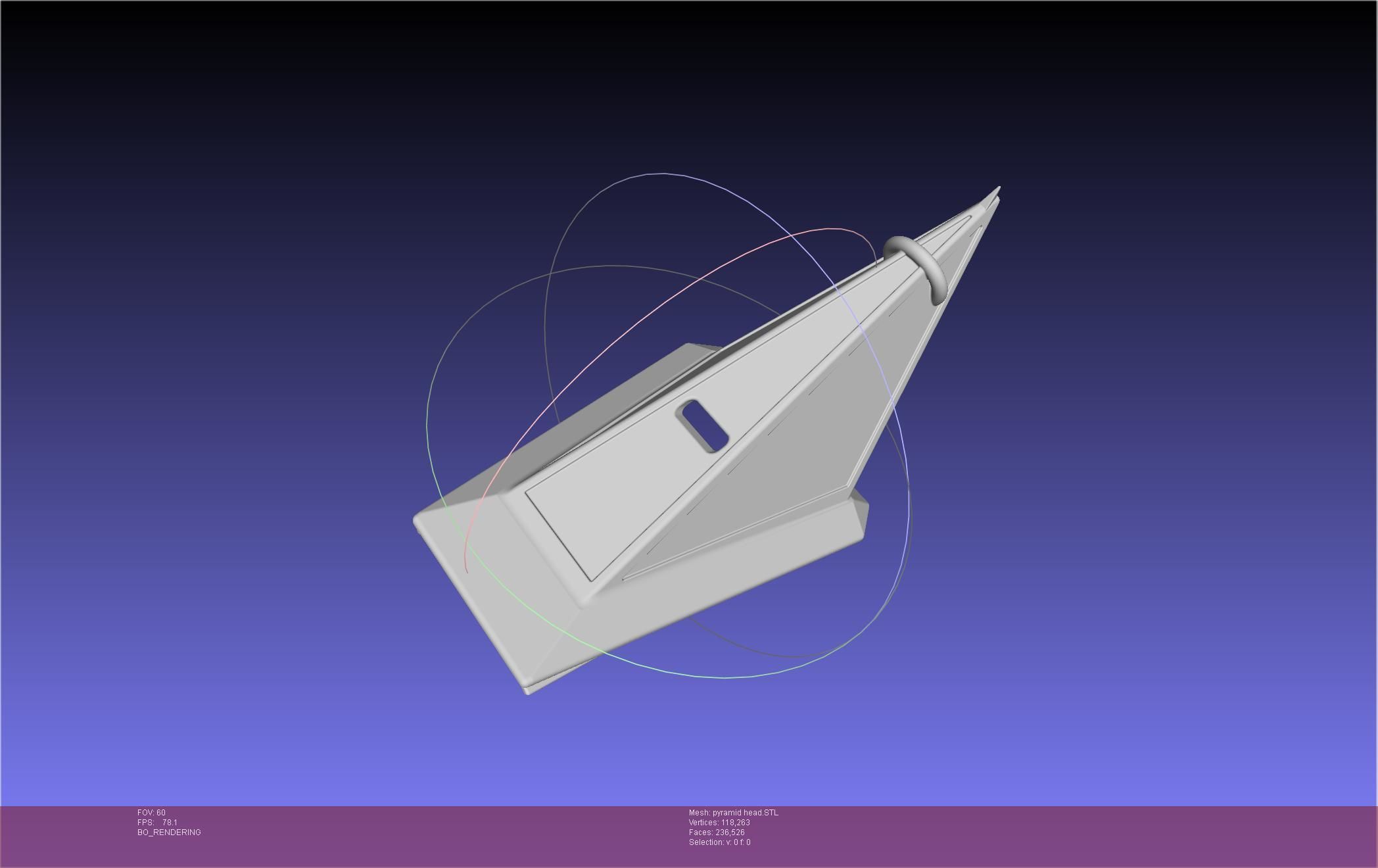 Pyramid Head 3D print model_1