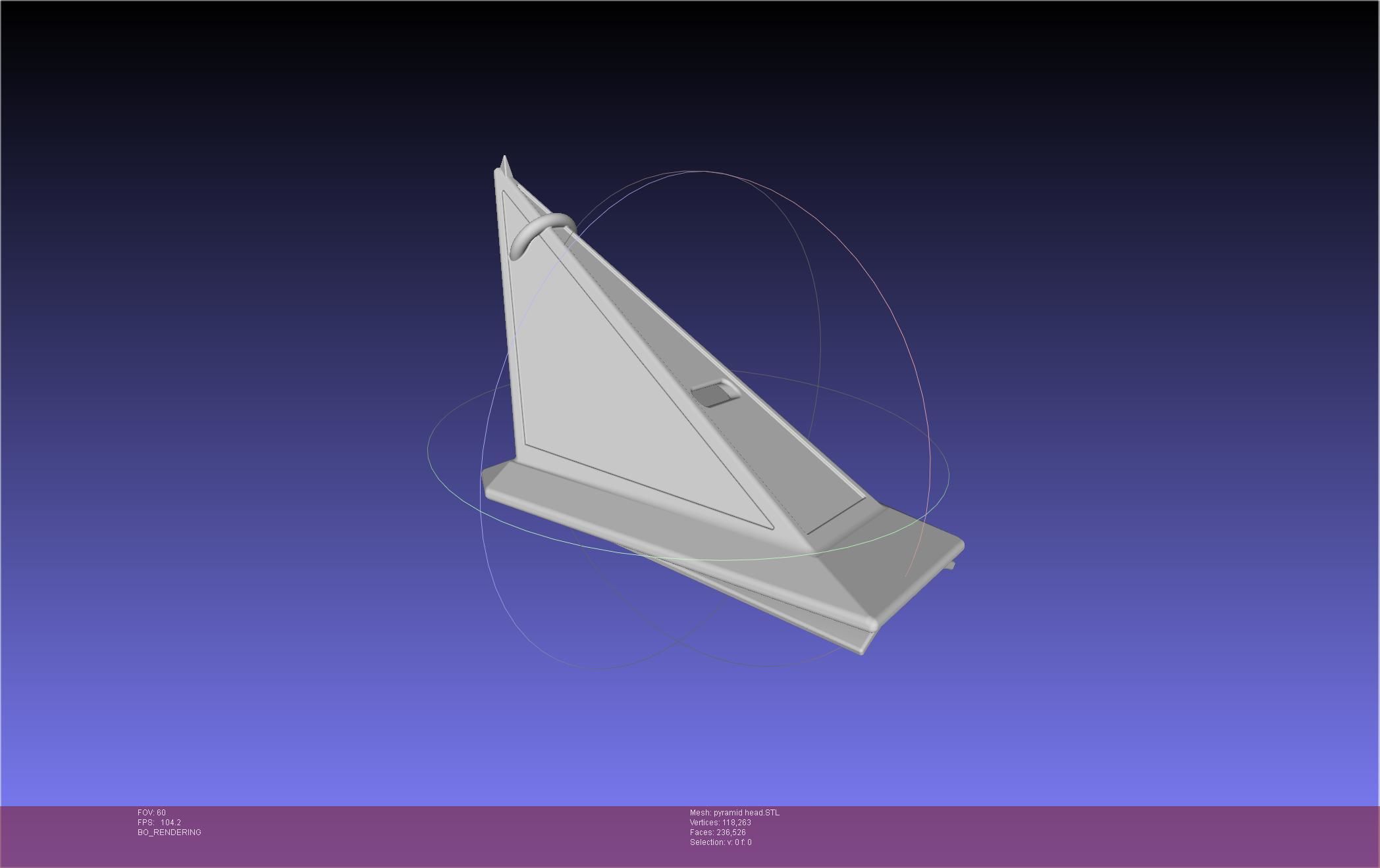 Pyramid Head 3D print model_12