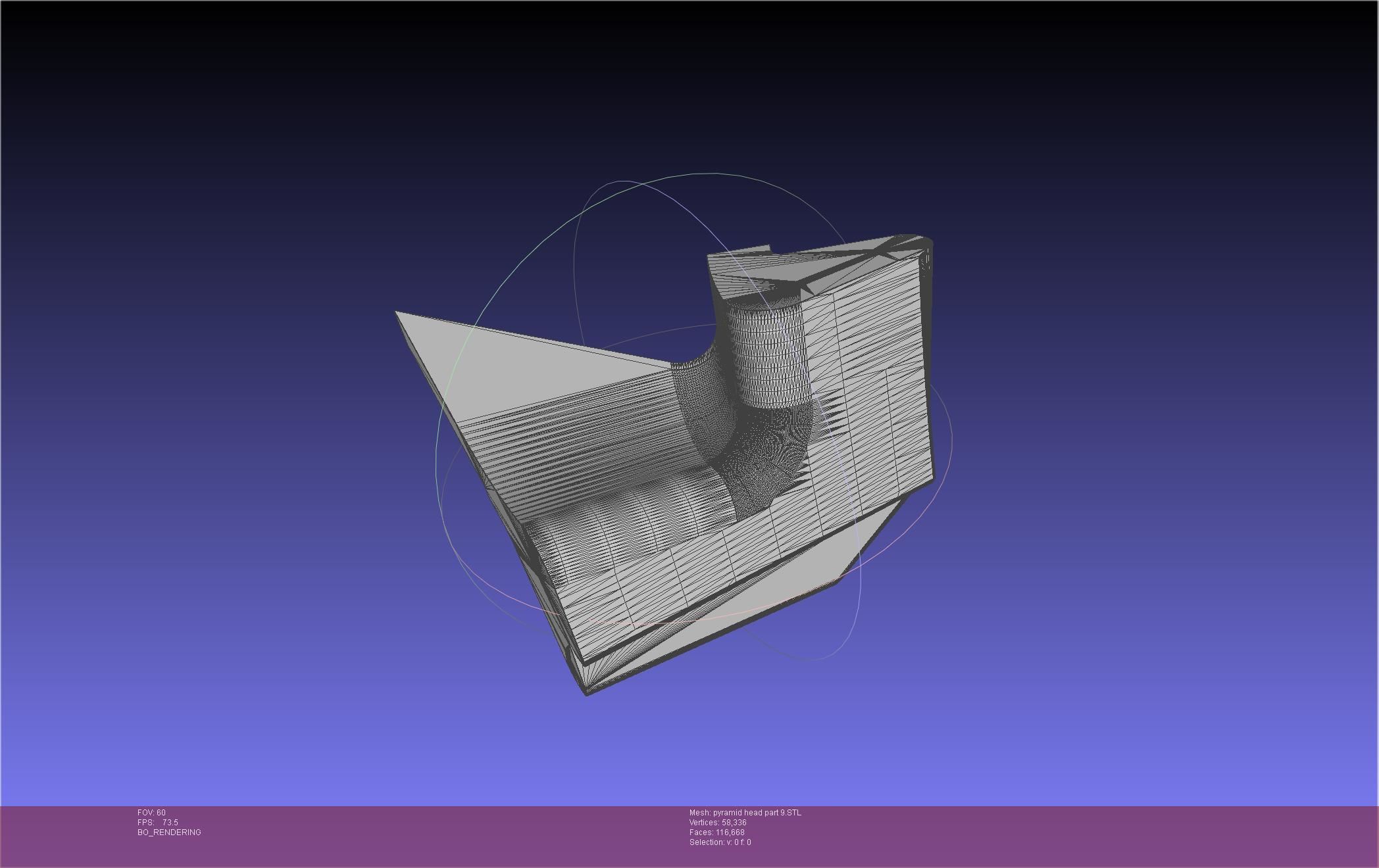 Pyramid Head 3D print model_100