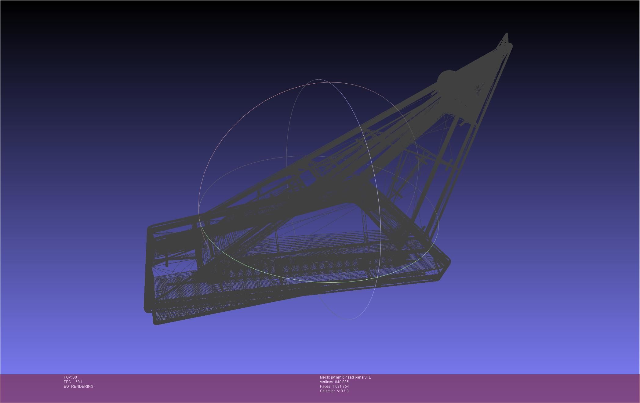 Pyramid Head 3D print model_144