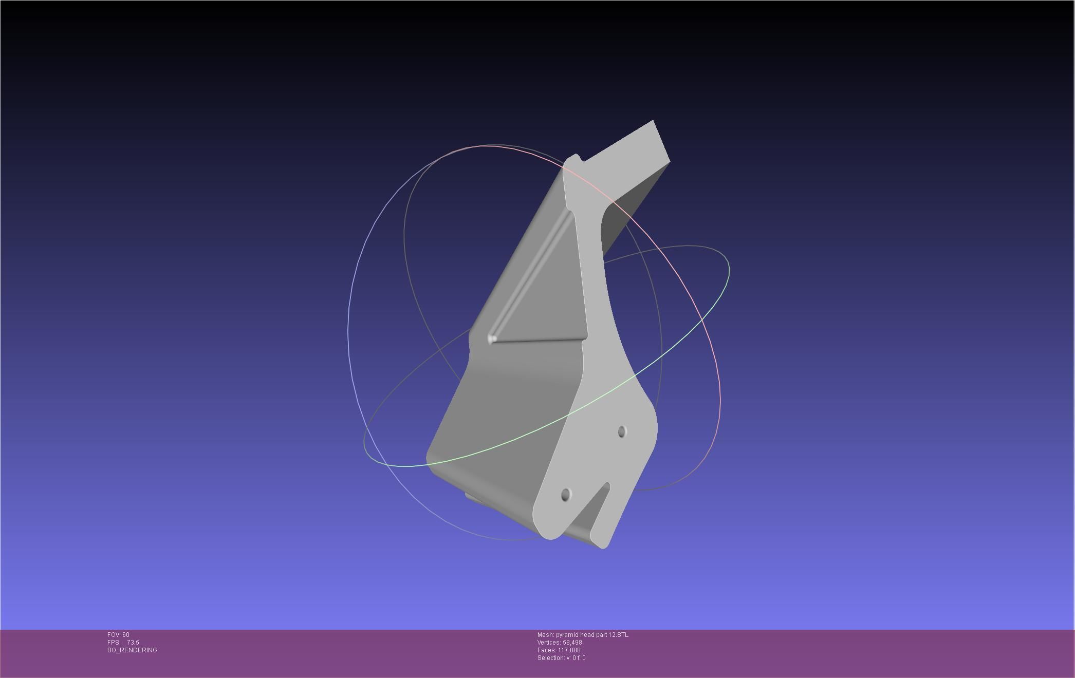 Pyramid Head 3D print model_104