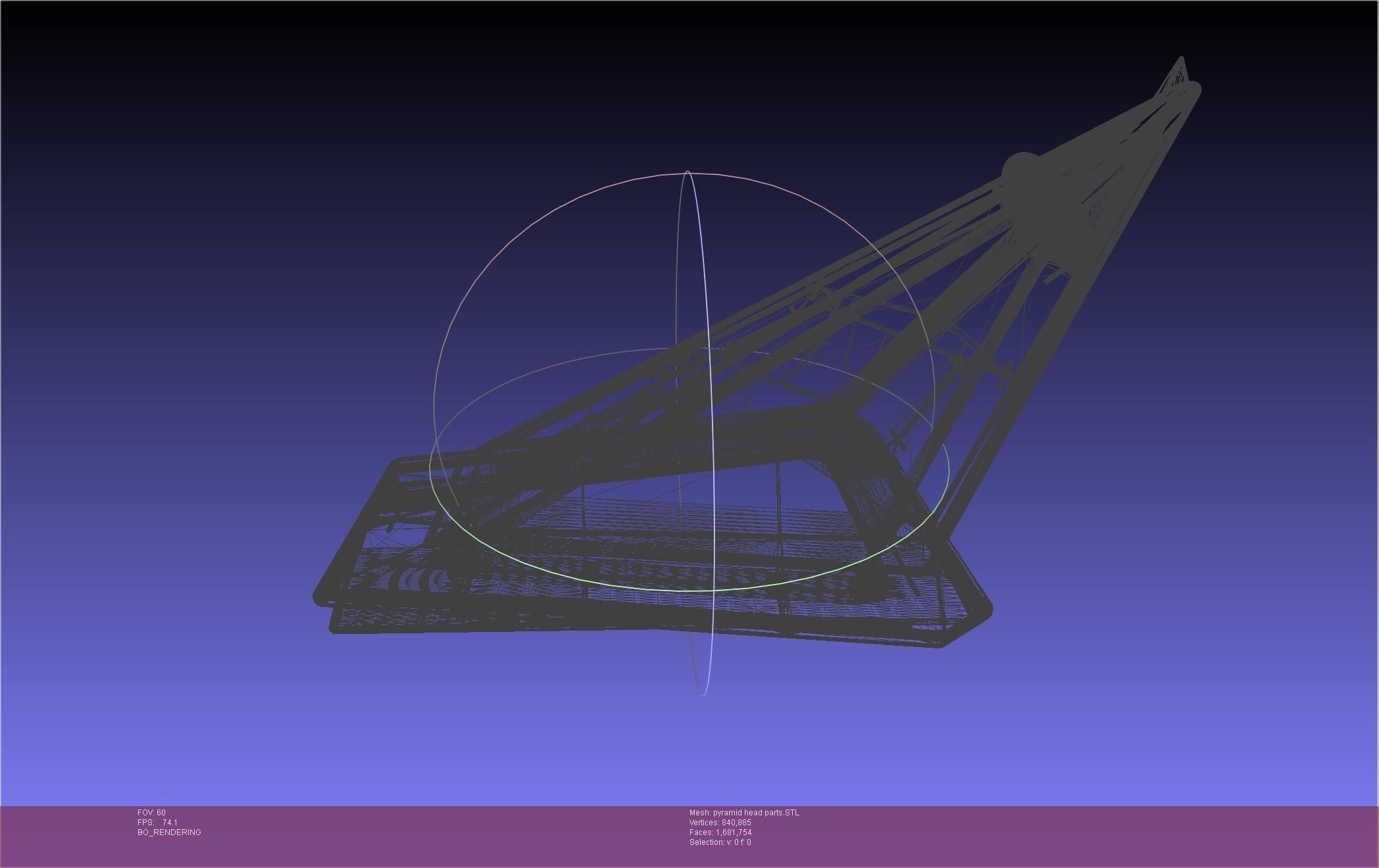 Pyramid Head 3D print model_146