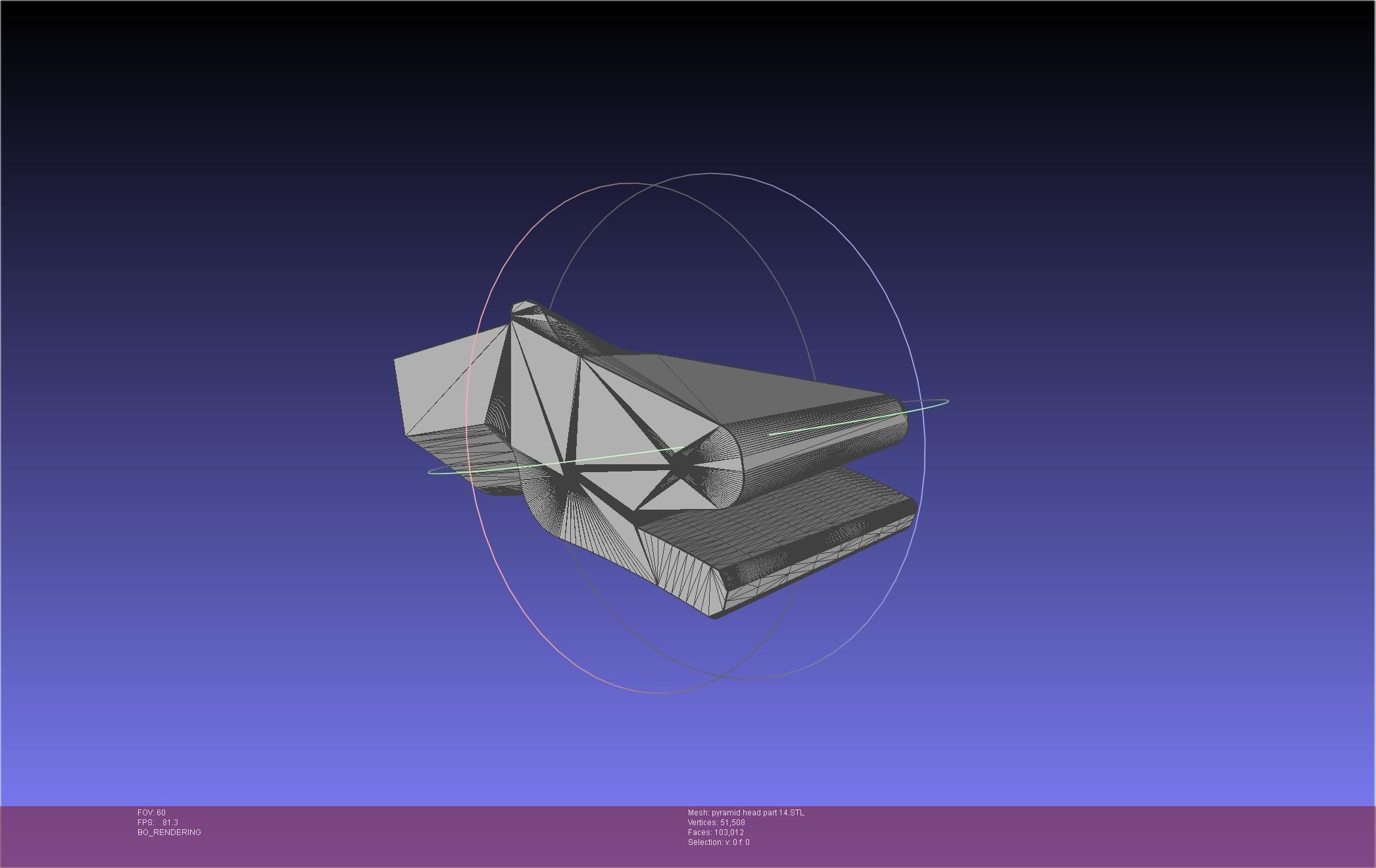 Pyramid Head 3D print model_121