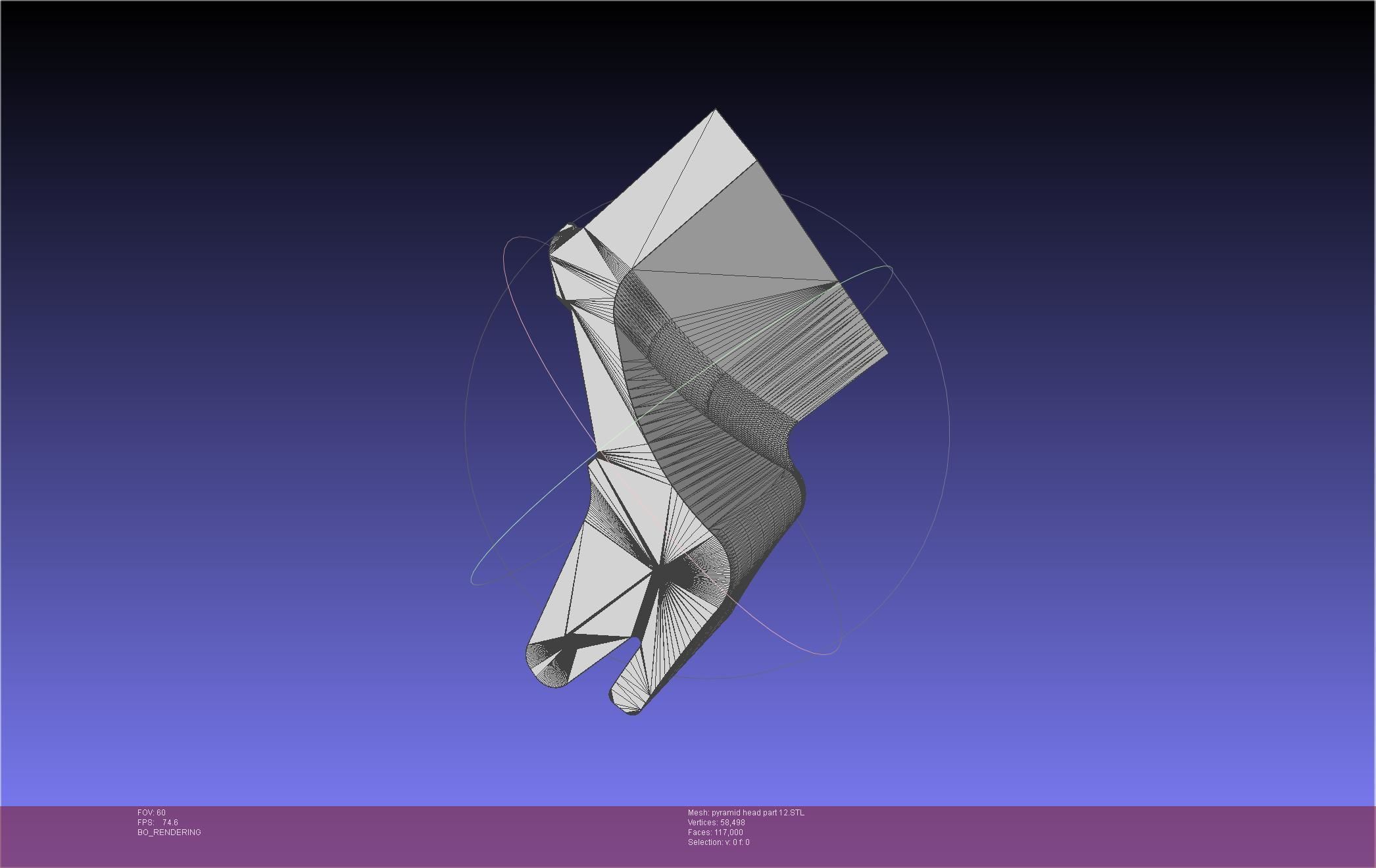 Pyramid Head 3D print model_105