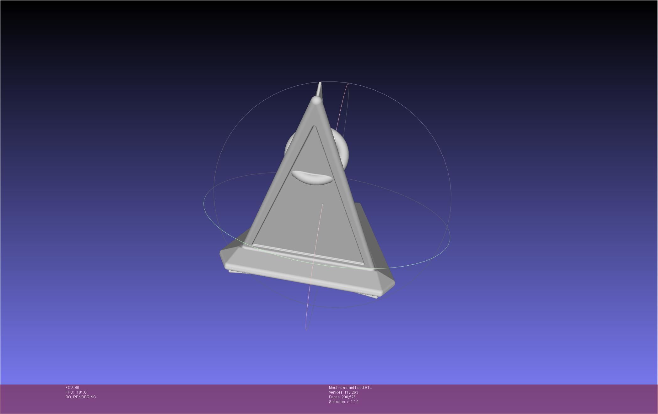 Pyramid Head 3D print model_9