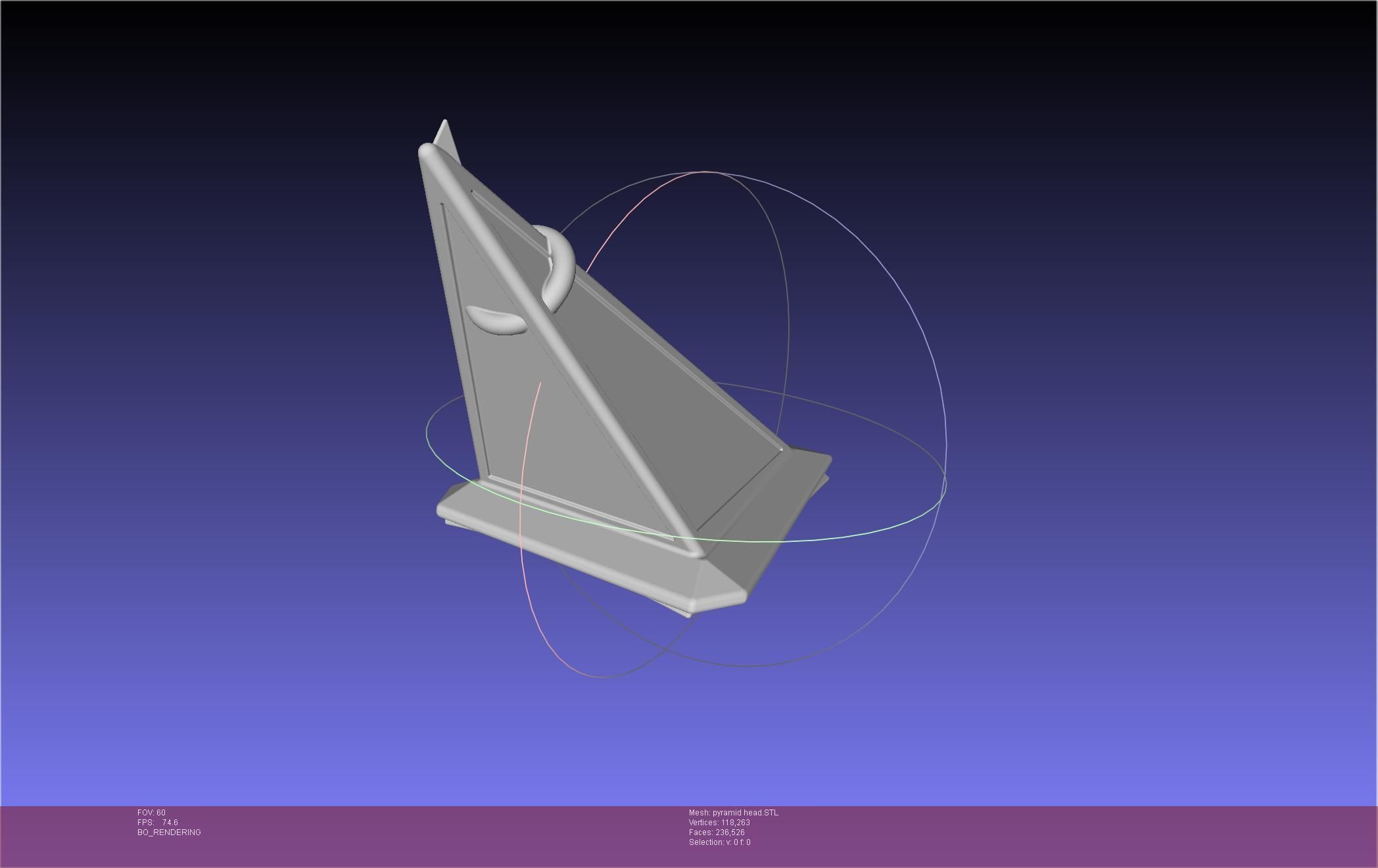 Pyramid Head 3D print model_6