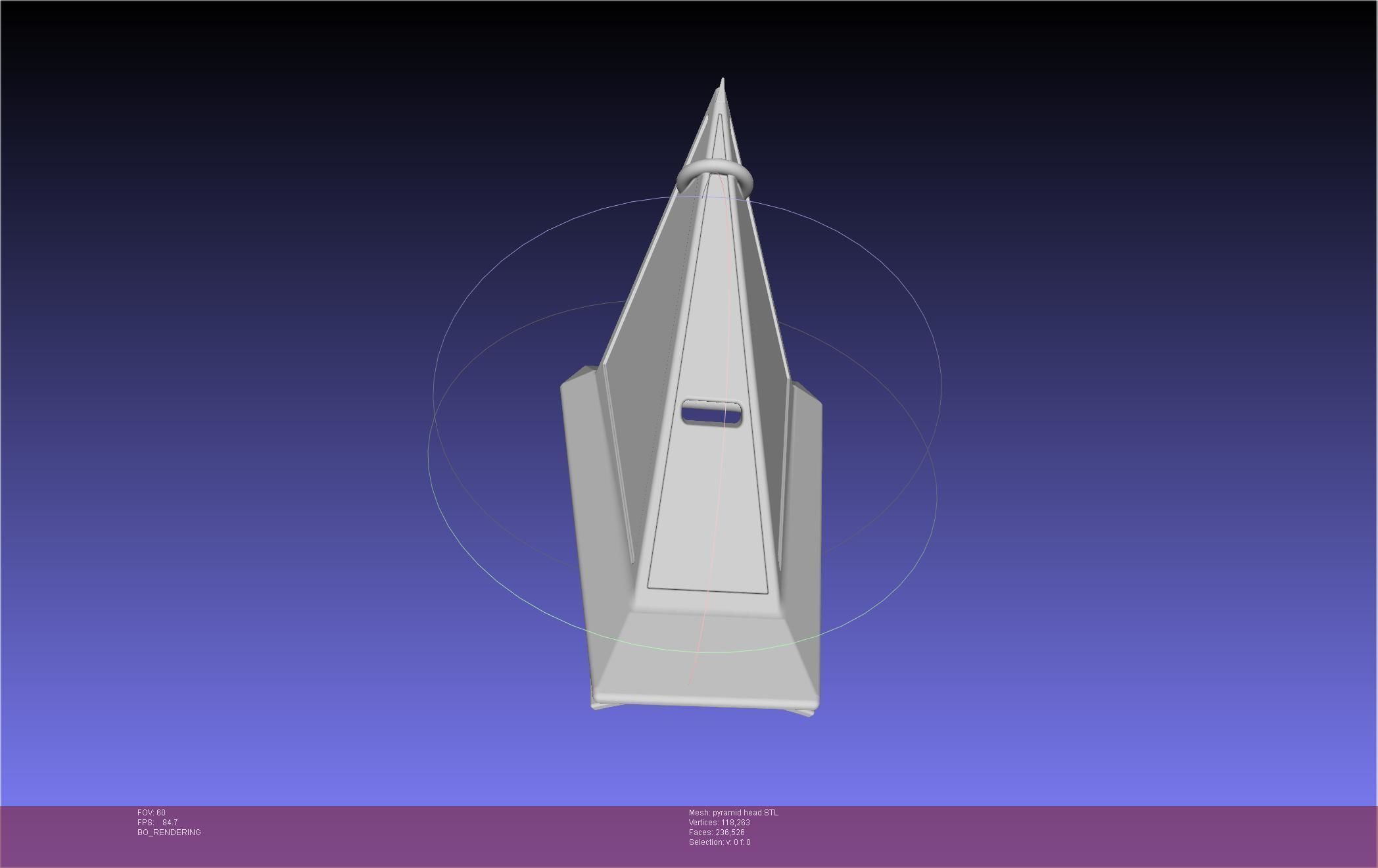 Pyramid Head 3D print model_3