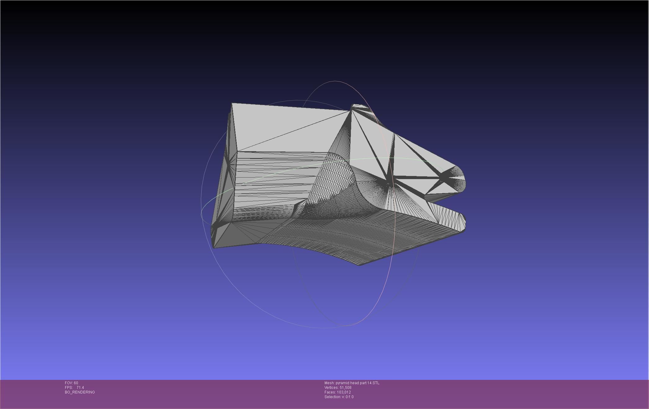 Pyramid Head 3D print model_128