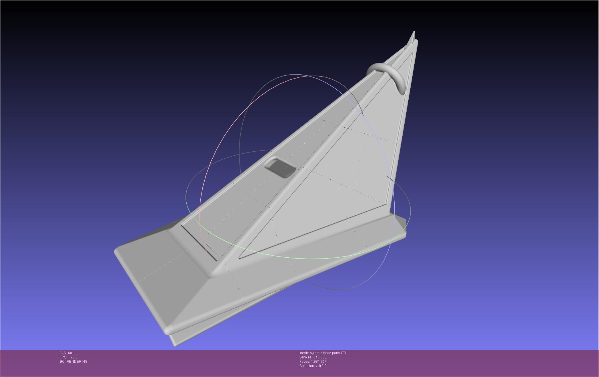 Pyramid Head 3D print model_135